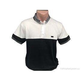 Футболка чоловіча Літо 2001 біло-чорний (4 шт. р.сіткаM-2XL) "TurkishBrend" недорого оптом від прямого постачальника