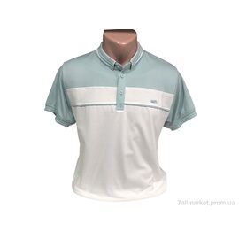 Футболка чоловіча Літо 2002 біло-бірюзовий (4 шт. р.сіткаM-2XL) "TurkishBrend" недорого оптом від прямого постачальника