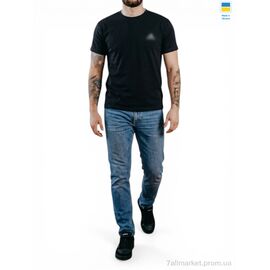 Фотография Футболка мужская Лето 01AD батал чорний (5 шт. р.сетка 56-64) "Sport style" недорого оптом от прямого поставщика