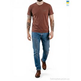 Фотография Футболка мужская Лето 01PU батал коричневий (5 шт. р.сетка 56-64) "Sport style" недорого оптом от прямого поставщика