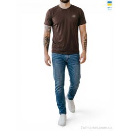 Фотография Футболка мужская Лето 01NB норма шоколад (8 шт. р.сетка 46-54) "Sport style" недорого оптом от прямого поставщика