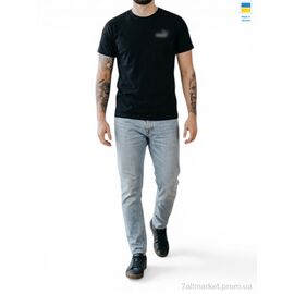 Фотография Футболка мужская Лето 01PU норма чорний (8 шт. р.сетка 46-54) "Sport style" недорого оптом от прямого поставщика