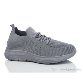 Кросівки жіночі модні Літо 556 grey (8 пар р.37-41) "Ok Shoes" недорого оптом від прямого постачальника
