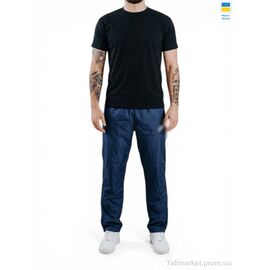 Фотография Спортивные брюки мужские Весна/осень Y01NI синій (5 шт. р.сетка S-2XL) "Sport style" недорого оптом от прямого поставщика