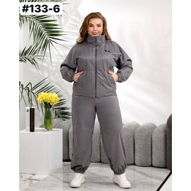Костюм спортивний жіночий теплий 133-6 grey р.46-52 "ZLATA" недорого оптом від прямого постачальника