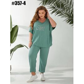 Фотография Костюм женский 357-4 mint р.50-56 "ZLATA" недорого оптом от прямого поставщика