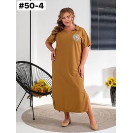 Сукня літня жіноча 50-4 beige р.50-56 "ZLATA" недорого оптом від прямого постачальника