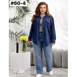 Сорочка жіноча 60-4 navy р.50-56 "ZLATA" недорого оптом від прямого постачальника