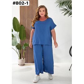 Фотография Костюм женский 802-1 blue р.50-60 "ZLATA" недорого оптом от прямого поставщика