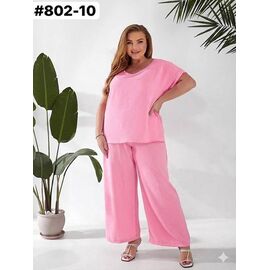 Фотография Костюм женский 802-10 pink р.50-60 "ZLATA" недорого оптом от прямого поставщика