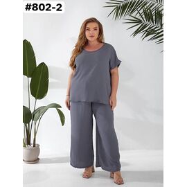 Фотография Костюм женский 802-2 grey р.50-60 "ZLATA" недорого оптом от прямого поставщика