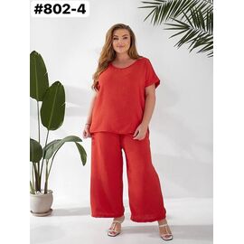 Фотография Костюм женский 802-4 red р.50-60 "ZLATA" недорого оптом от прямого поставщика