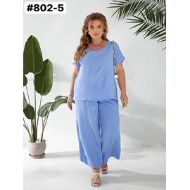 Фотография Костюм женский 802-5 l.blue р.50-60 "ZLATA" недорого оптом от прямого поставщика