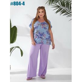 Фотография Костюм женский 804-4 l.blue р.48-58 "ZLATA" недорого оптом от прямого поставщика