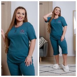 Костюм жіночий 0285 green р.L-3XL "Vehuiah" недорого оптом від прямого постачальника