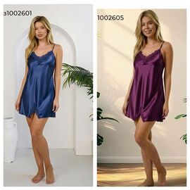 Нічня жіноча 1002601 blue р.M-L "Vehuiah" недорого оптом від прямого постачальника