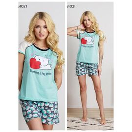 Піжама легка жіноча 851021 mint р.S-XL "Vehuiah" недорого оптом від прямого постачальника