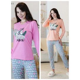Піжама легка жіноча 8611 pink р.M-2XL "Vehuiah" недорого оптом від прямого постачальника