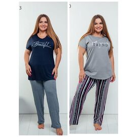 Костюм жіночий VH105 navy р.2XL-4XL "Vehuiah" недорого оптом від прямого постачальника