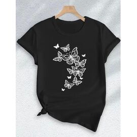 футболка жіноча AL42 black р.M-3XL "Алия" недорого оптом від прямого постачальника