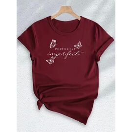 футболка жіноча AL45 wine р.M-3XL "Алия" недорого оптом від прямого постачальника