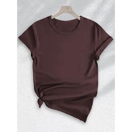 футболка жіноча AL50 brown р.M-3XL "Алия" недорого оптом від прямого постачальника
