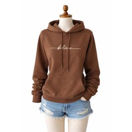 Худі жіноче AL56 brown р.M-3XL "Алия" недорого оптом від прямого постачальника