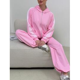 Костюм спортивний жіночий теплий 5001 pink р.42-52 "LINDA" недорого оптом від прямого постачальника