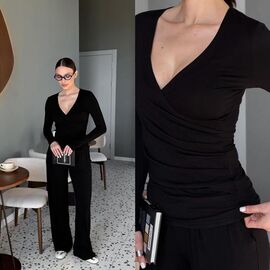 Костюм жіночий 6062 black р.42-50 "LINDA" недорого оптом від прямого постачальника