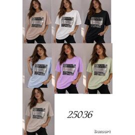 футболка жіноча 25036 mint р.46-50 "PULSE" недорого оптом від прямого постачальника