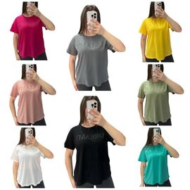 футболка жіноча 25052 yellow р.46-50 "PULSE" недорого оптом від прямого постачальника