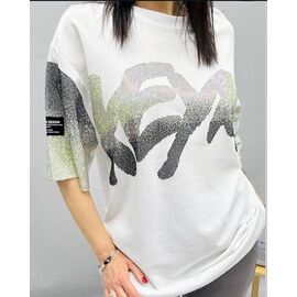 футболка жіноча 25109 white р.48-56 "PULSE" недорого оптом від прямого постачальника