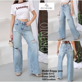 Джинси жіночі 5313 l.blue р.34-42 "Jeans Style" недорого оптом від прямого постачальника