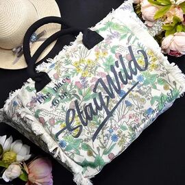 Жіноча сумка 23-1 white-green р.41*31*16 "Luna-bag" недорого оптом від прямого постачальника