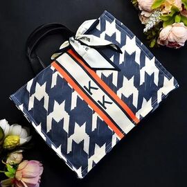 Жіноча сумка 23-3 black-orange р.41*31*16 "Luna-bag" недорого оптом від прямого постачальника