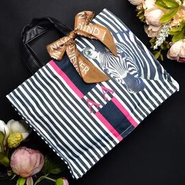 Жіноча сумка 23-3 black-pink р.41*31*16 "Luna-bag" недорого оптом від прямого постачальника