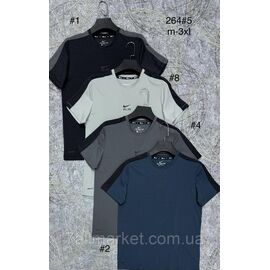 Фотография Футболка мужская молодёжная р-р оверсайз M-3XL(4цв) "PROSTOMEN" недорого оптом от прямого поставщика