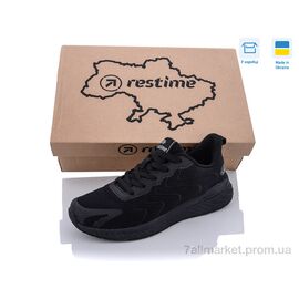 Фотография Кроссовки женские модные Весна/осень PWL22520 black (8 пар р.36-41) "Restime" недорого оптом от прямого поставщика