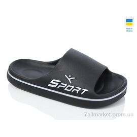 Фотография Шлепки унисекс Лето N107T чорний (8 пар р.36-41) "Lot Shoes" недорого оптом от прямого поставщика
