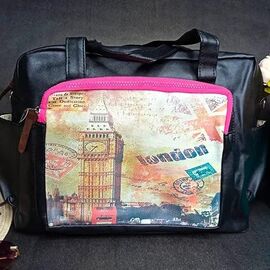 Фотография Детская сумка на девочку 2332 black р.34*26*10 "Luna-bag" недорого оптом от прямого поставщика