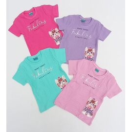 Фотография Футболка детская на девочку 16445 crimson р.3-7 "Meloria" недорого оптом от прямого поставщика