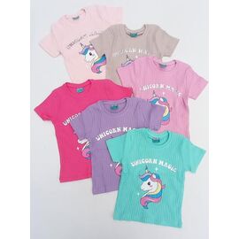 Фотография Футболка детская на девочку 16448 crimson р.3-7 "Meloria" недорого оптом от прямого поставщика