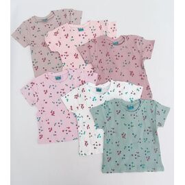 Фотография Футболка детская на девочку 16459 brown р.3-7 "Meloria" недорого оптом от прямого поставщика