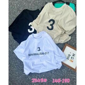 Фотография Футболка детская на мальчика 2543 white р.140-180 "Meloria" недорого оптом от прямого поставщика