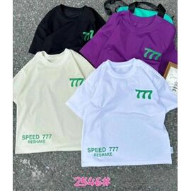 Фотография Футболка детская на мальчика 2546 black р.140-180 "Meloria" недорого оптом от прямого поставщика