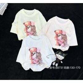 Фотография Футболка детская на девочку 88731 white р.130-170 "Meloria" недорого оптом от прямого поставщика