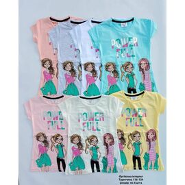 Фотография Футболка детская на девочку ML4672 white р.116-134 "Meloria" недорого оптом от прямого поставщика