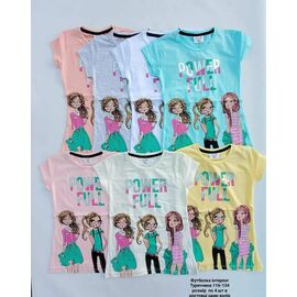 Фотография Футболка детская на девочку ML4676 yellow р.116-134 "Meloria" недорого оптом от прямого поставщика