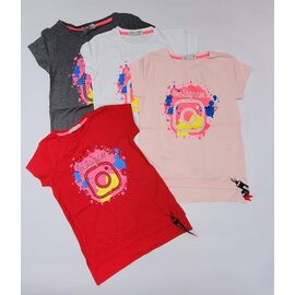 Фотография Футболка детская на девочку 11083 beige р.8-14 "Meloria" недорого оптом от прямого поставщика