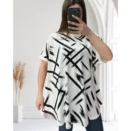 футболка жіноча 25008 white р.54-64 "Elena&Vika" недорого оптом від прямого постачальника